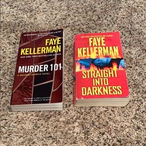 2 Faye Kellerman murder mystery books